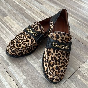 Coach Leopard Print Loafers